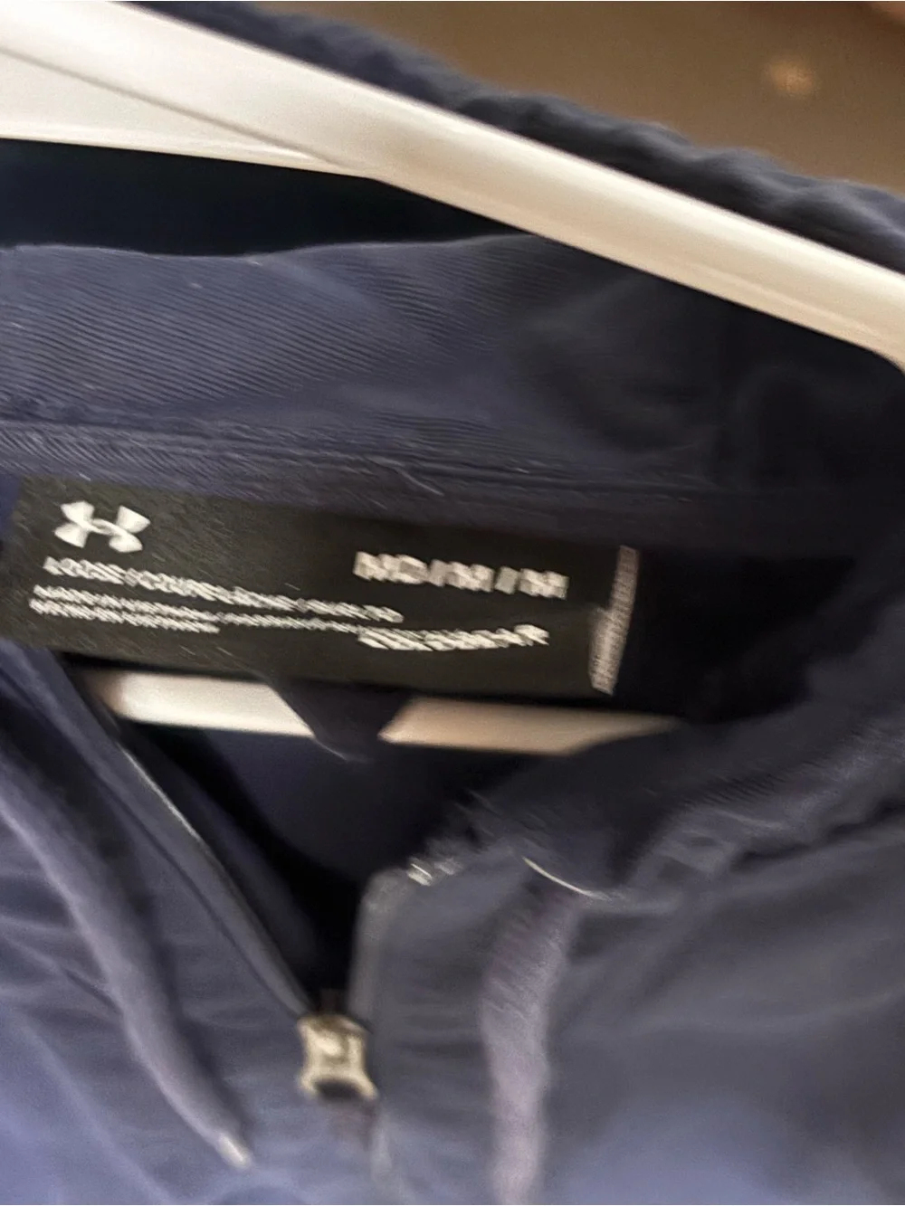 Under Armour Navy Full-Zip Hooded Sweater Jacket